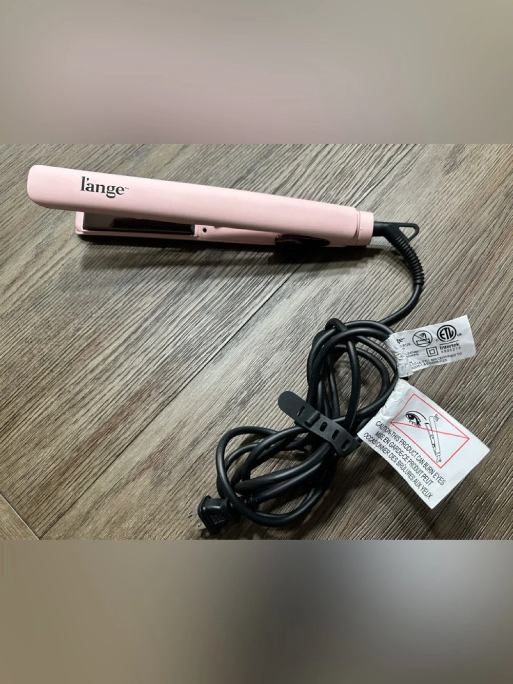 L’ange  Le  Ceramique Flat Flat Iron Hair Straightener - Blush Color